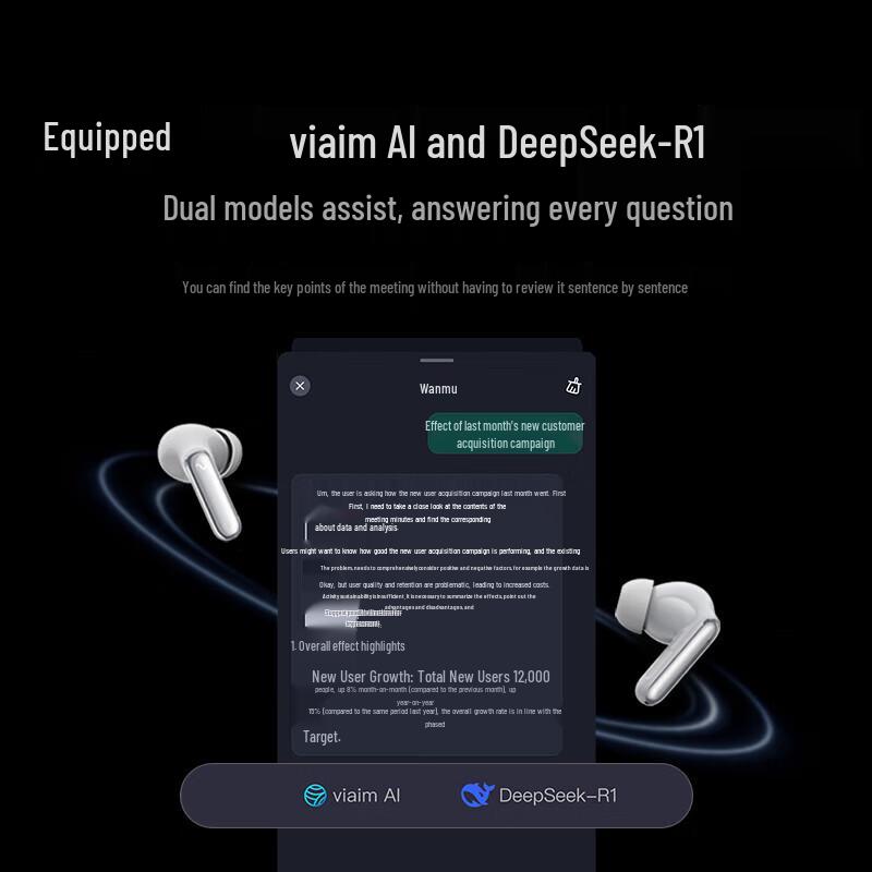 iFLYTEK Pro2 AI Noise-Cancelling Bluetooth Earphones