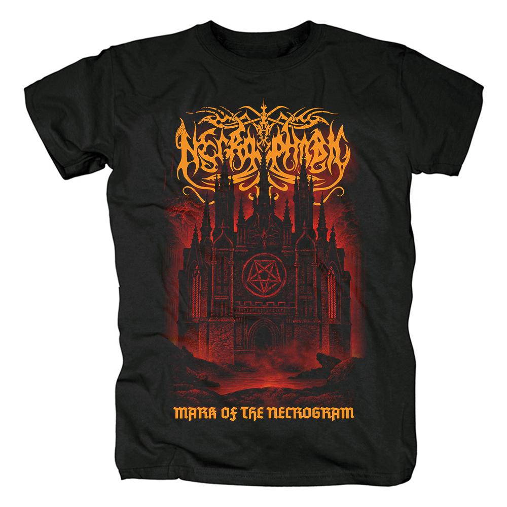 Dark Heavy Metal Necrophobic T Shirt Unisex Mode Sommer Tops Harajuku Streetwear Hip Hop O Hals Baumwolle T-Shirts Unisex T-shirt