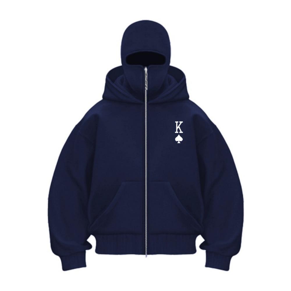 

2025 Autumn and Winter Men s Y2K Gothic Harajuku Winter New Hooded Sweatshirt Men s Hooded Mask Zipper Sportswear Women s XXXL