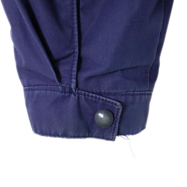 Dunhill 80s 90s Old Long Sleeve Stand Collar Jacket Navy System Men's Used