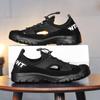 Summer Men's Sandals Classic  Leather Sandals Fashion Outdoor Hiking Shoes Light Breathable Non-slip Sneakers
