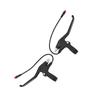 1 Pair Brake Lever Waterproof 2 Pin Electric Scooter Handlebar Brake Lever Aluminum Alloy Scooter Brake Handle Replacement