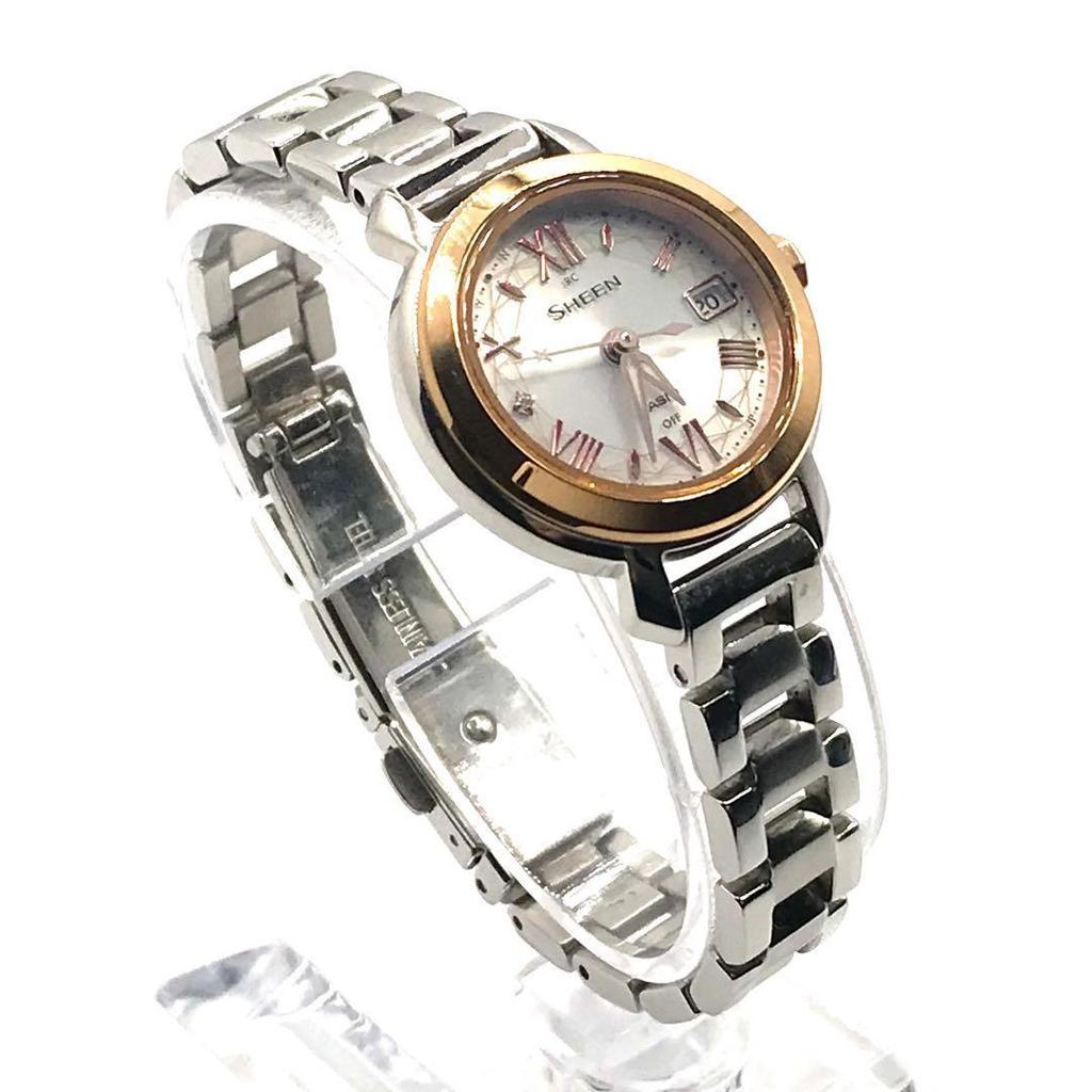 Used CASIO Casio SHEEN WAVE CEPTOR solar men's watch