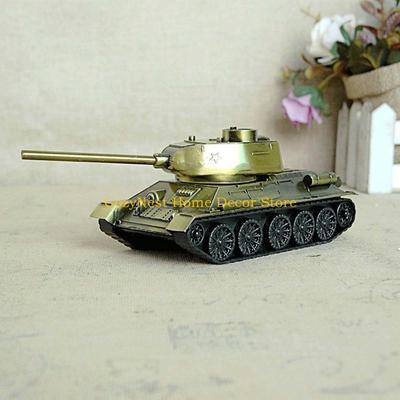 92MF Alloy for Tank Model Metal Mechanical Desktop Crafts Metal Ornament for Home Bedroom Living Room Decoration Gift