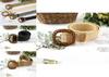 Fashion Leopard Print Buckle Decoration Women Casual Woven Waist Belt For Beach And Summer Wear