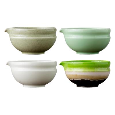 Ceramic Matcha Bowl Green Tea Cup Smooth Household Easy To Clean with Pouring
