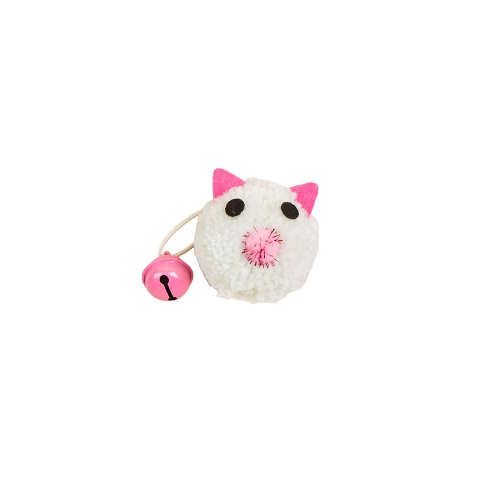 

BESPORTBLE 5pcs Bell Toy Plush Molar Teaser for Chewing and Playing Random Color Reduces Boredom Safe Plush Material Sound for s One Size белый