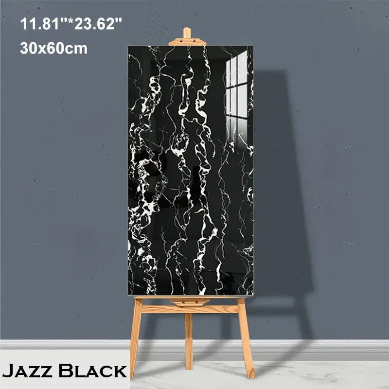 10-20Pcs Self-adhesive Marble Tiles Sticker Waterproof 30cmx60cm Tiles Floor Stickers PVC Tile Kitchen Bathroom Wall Sticker