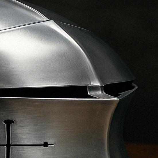 Medieval Barbuta Visored Helmet  Steel Knight Armor  Warrior Helmet for LARP, Cosplay, Reenactment