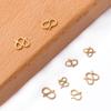 10Pcs Copper S-shaped/W-shaped Buckle Clasps For DIY Charms Jewelry Making