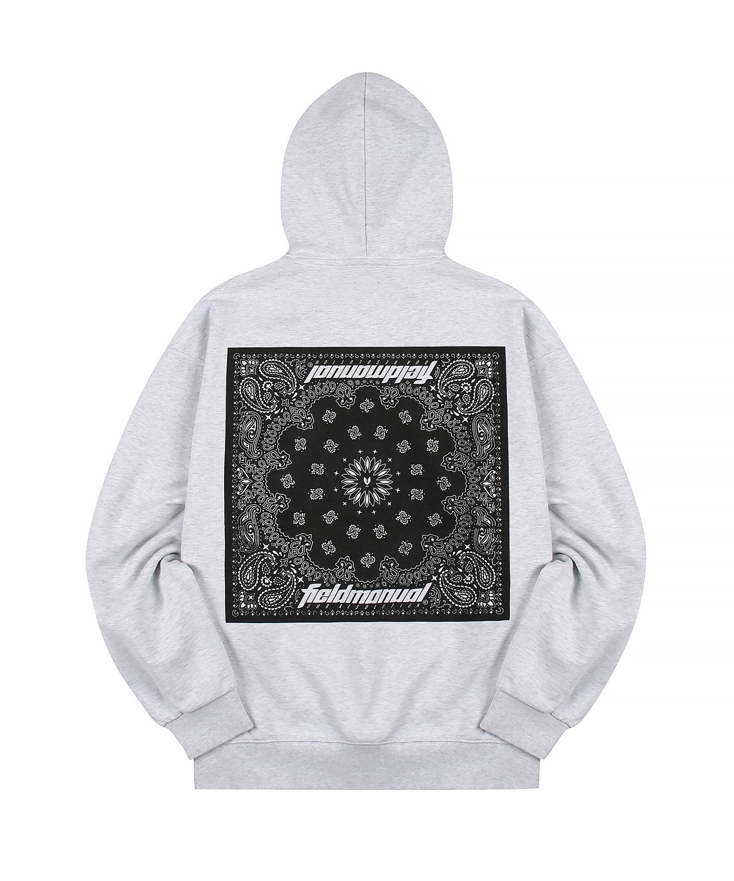 Field Manual Bandana Hoodie Light Grey Light Gray/Survival(95)