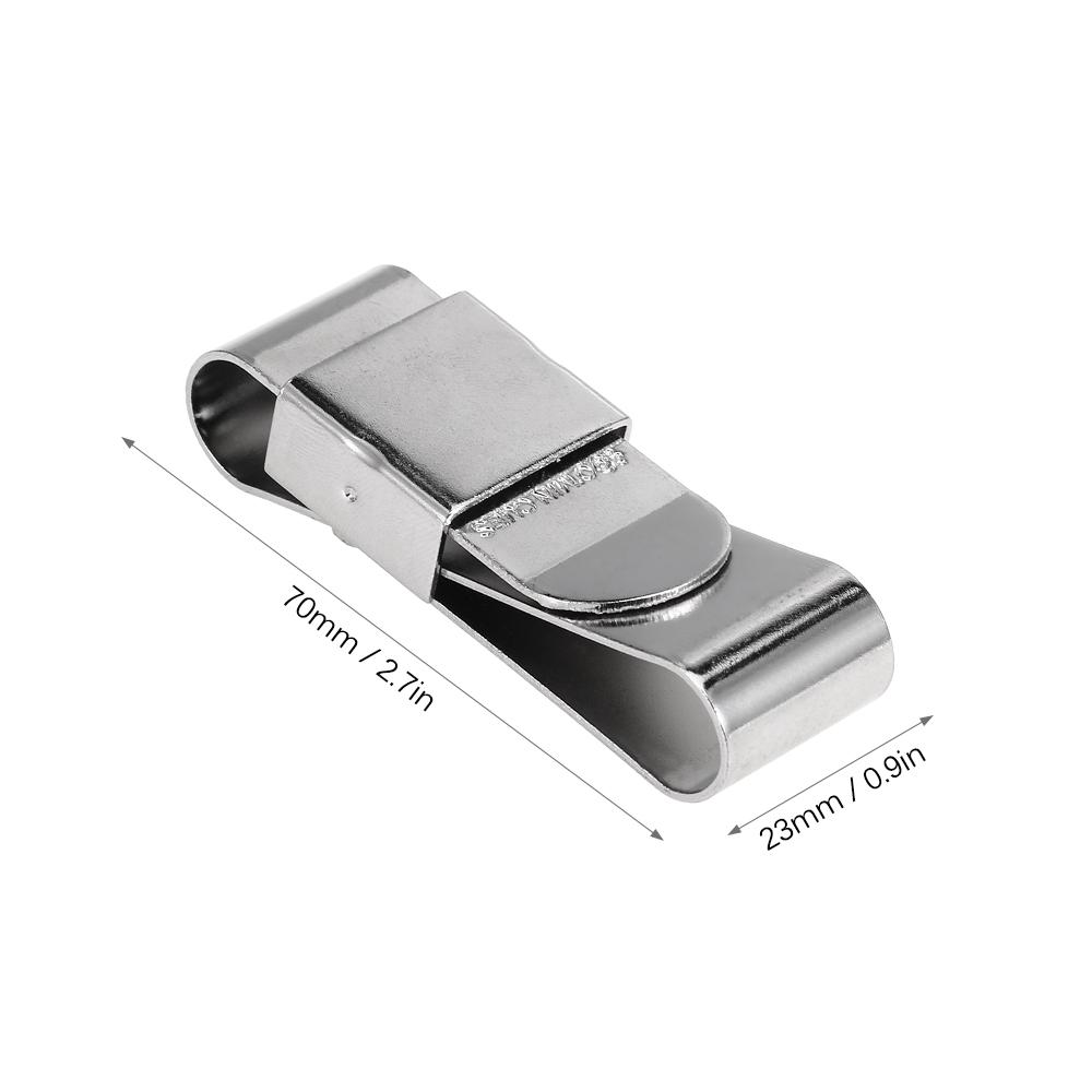 Stainless Steel Cue Chalk Clip Snooker Billiards Chalk Holder Pool Cue Magnetic Chalk Holder with