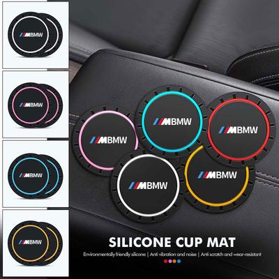 2 Paar Auto-Becherhalter Wasserbecher Rutschfestes Silikagel Pad Halter Matte für BMW E84 E87 E90 E91 E92 E93 F10 F20 F30 F40 F15 F25 F26