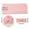 Wrap with Bowknot Newborn Photography Blanket Soft Fabric Solid Color Infant Swaddle Blanket Lightweight Material
