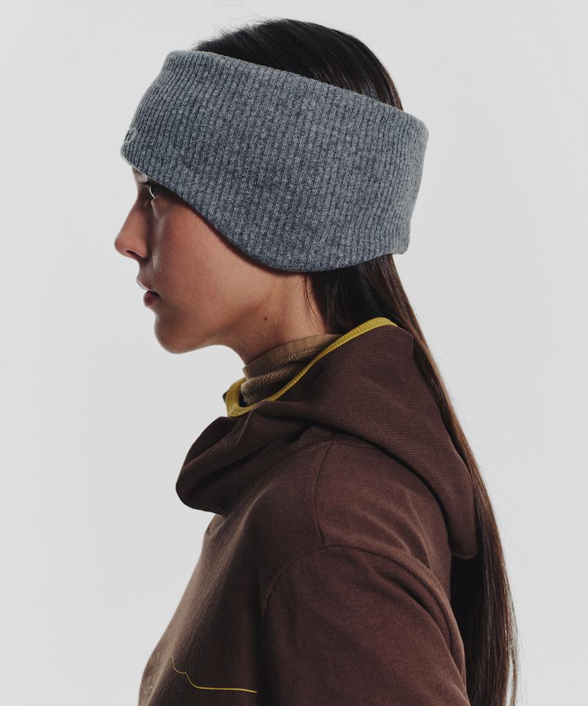 Menasoo Menasoo Reversible Wool Headband_Gray Melange