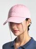 Emelbi Vintage Cursive Unstructured Ball Cap Ny (Mg.Pink)