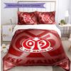 Mainz FC Printed 3PCS Bedding Set Breathable Duvet Cover with Pillowcases Decorative Bed Linen for Bedroom Home