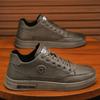 Herrenschuhe Mode Leder Freizeitschuhe für Herren Mesh Atmungsaktive Sneaker Schnürschuhe Plateau Vulkanisierte Schuhe Zapatillas De Hombre