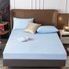 Levivel Elastic Velvet Bed Cover Bed Sheets Set Padded Mattress Cover Soft Queen King Solid Color 150 /160x200 For