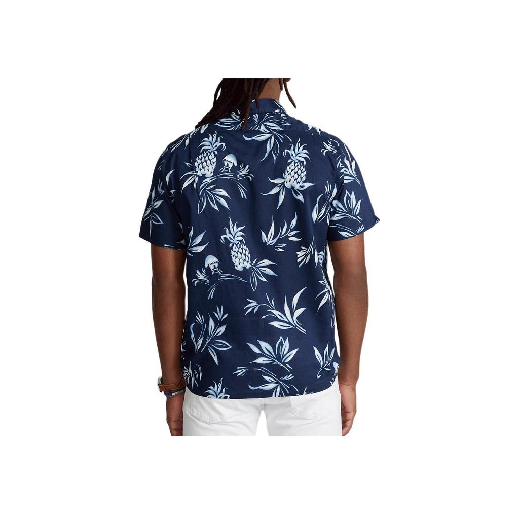 Polo Ralph Lauren Bedrucktes einreihiges Poloshirt Herren Hemden Blau MNPOWOV1N820440-999