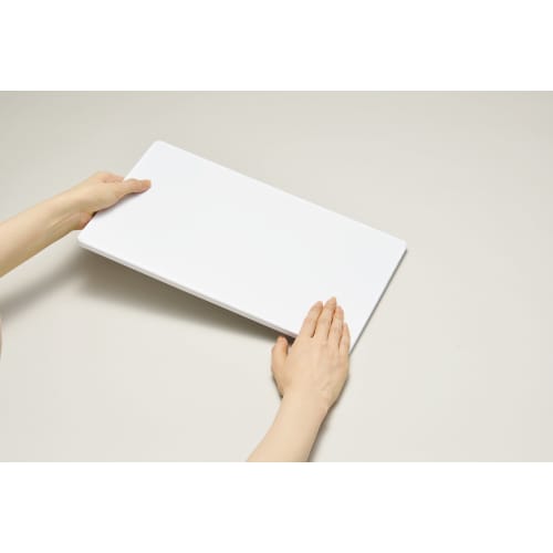 Shinki Synthetic Tombo Krájecí deska, Antibakteriální, Vhodná do myčky, Lehká, Bílá, LL, 38 cm Š x 24 cm H x 1 cm V, Vyrobeno v Japonsku