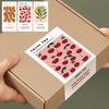 25sheets/bag Flower Thank You Stickers Seal Labels For Gift Commodity Decor Stickers Small Business Packaging Sealing Stickers