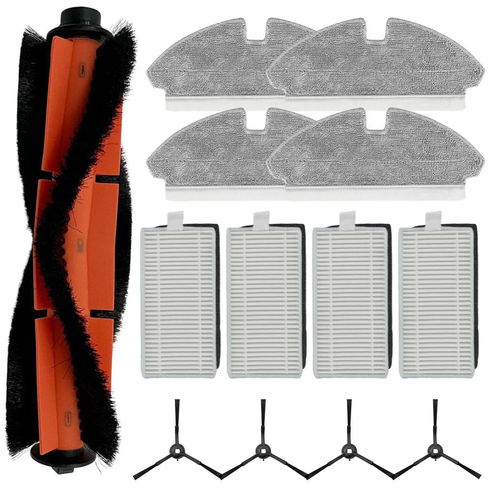1 Set For Mova M1 / For Trouver M1 Main Side Brush Filter Mop Cloth Kits Vacuum Cleaner Accessories Spare To Replace