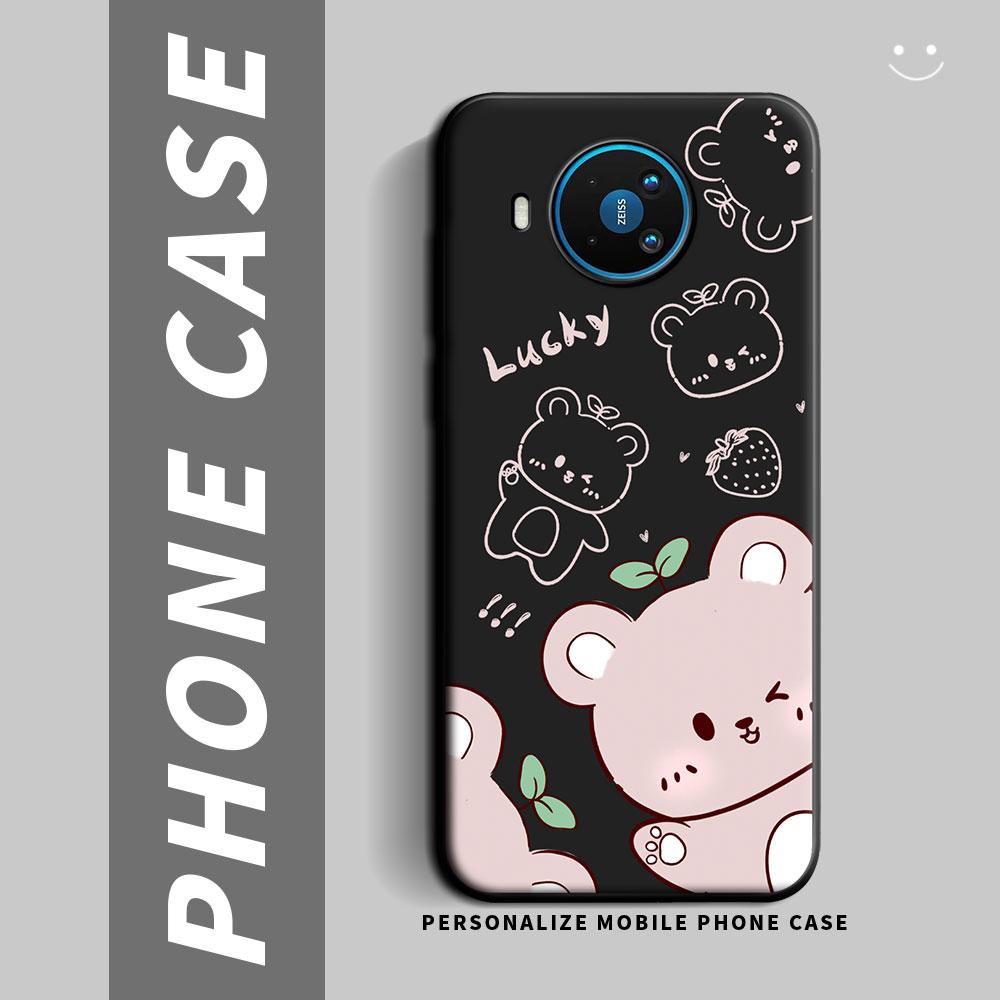 

For Nokia 8.3 5G Nokia 8 V 5G UW Case Shockproof Silicone Soft TPU Phone Case For Nokia 225 215 4G Back Cover Fashion Cartoon Nokia 225 4G