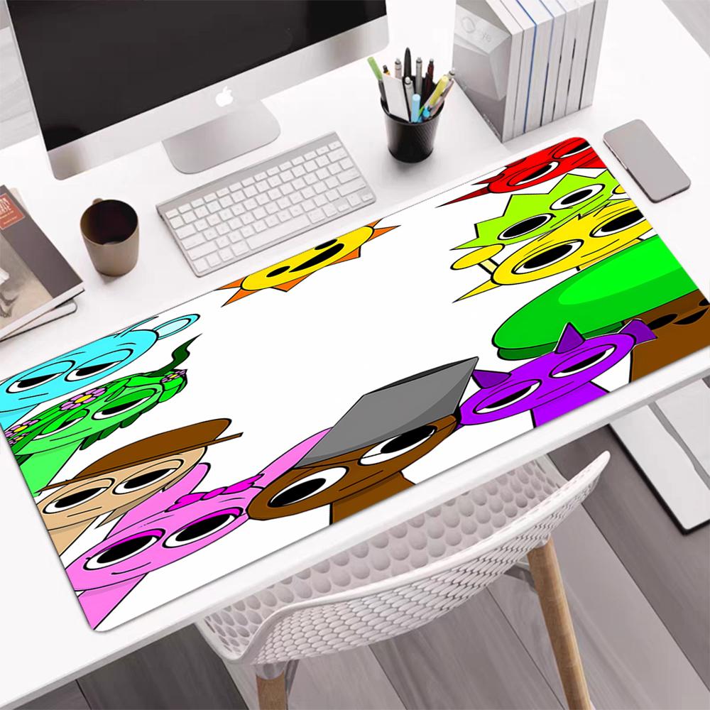 Sprunki Theme Mouse Pad, Non Slip Rubber Base, Multifunctional Office & Home Decor, Perfect for Workspace Personalization.