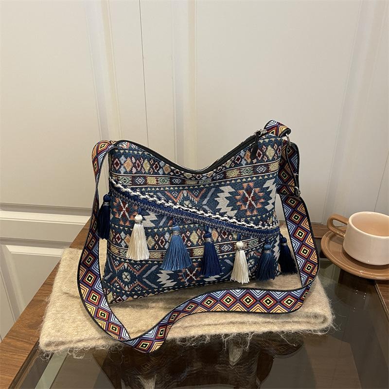 Summer national style new Chinese bag national style retro shoulder messenger bag female messenger bag female summer озеро синий
