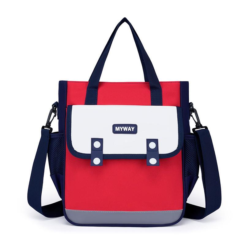 

Унисекс сумка-тоут из ткани Оксфорд Для студентов Легкая и износостойкая Red