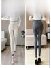 Women's High-Waist Lambskin Velvet-Lined Leggings - Autumn/Winter 2022
