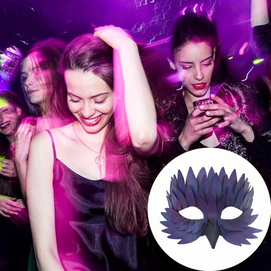 Halloweenský chránič obličeje Nastavitelný design Vícevrstvá pokrývka hlavy pro hraní rolí Chránič poloviny obličeje Cosplay Maškarní rekvizita