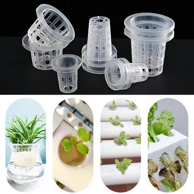 10PCS Hydroponics Nursery Basket Seed Hydroponics Grow Pot Seed Planting Basket Garden Supplies Hydroponic Soilless Pot