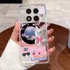 Cover For Xiaomi Poco X7 Case Luxury Aesthetic Cute Cat Fashion Astronaut Transparent Soft Silicone TPU Bumper Casing 24095PCADG