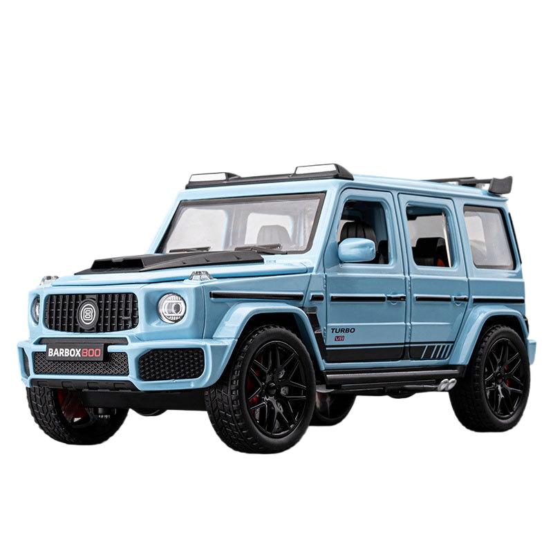1/22 Scale Metal Diecast Brabus G800 Toy Cars Models Rubber Tires SUV Vehicles Toys 6 Doors Opened Off-road Collection Model Boys Gifts