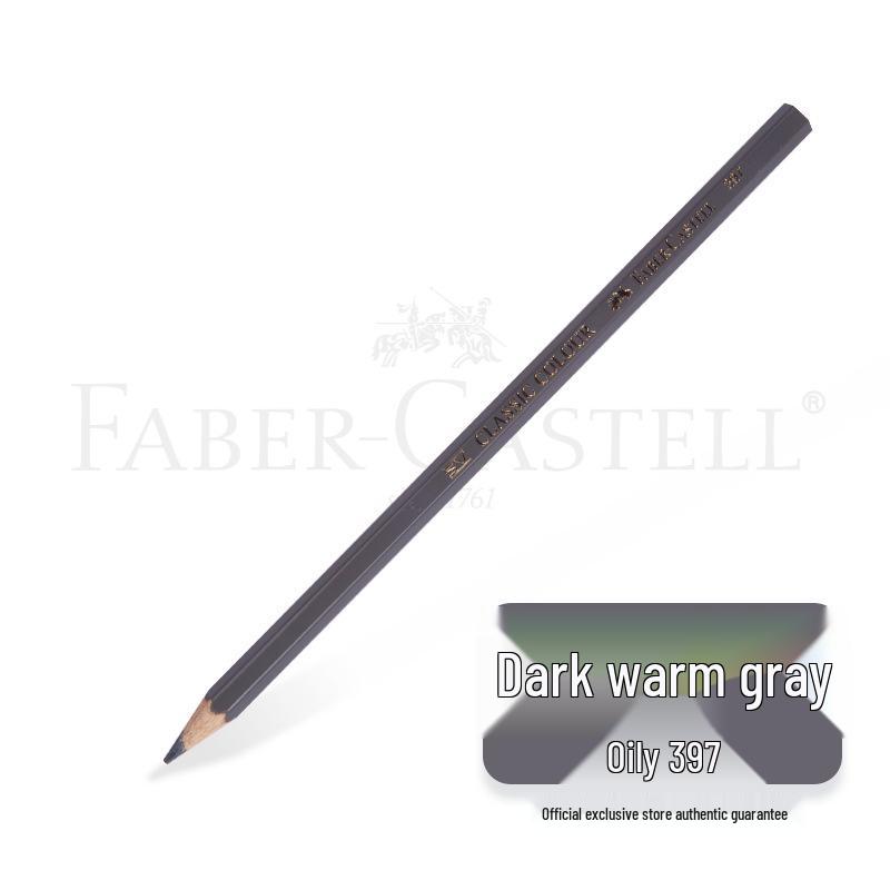 Faber-Castell Art Oil-Based Colored Pencils Set - Red, White, Black, and 60 Single and Complementary Colors.