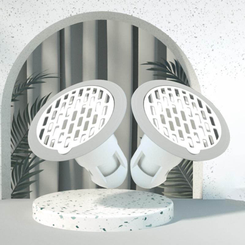 4PCS Shower Drain Stopper Kitchen Sink Drain Strainer Filter Hair Trap Plug Bathroom Floor Drain Deodorant Core