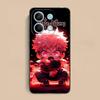 Jujutsu Kaisen Sukuna Handyhülle für Xiaomi Redmi Note 14 13 12 11 S Pro Plus 4G 5G Farbdruck Hülle Hübsch Luxuriös