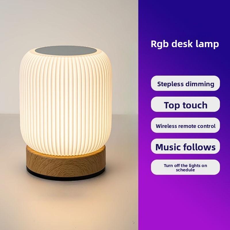 Night Light Touch Lamp for Bedrooms Living Room Portable Dimmable 3 Color Temperatures Bedside Lamps Rechargeable Table Lights