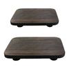 Wood Pedestal Soap Stand Counter Decor Rustic Modern Gift Riser Stand Candle Plant Holder for Vases Plant Tissues Makeup Kitchen