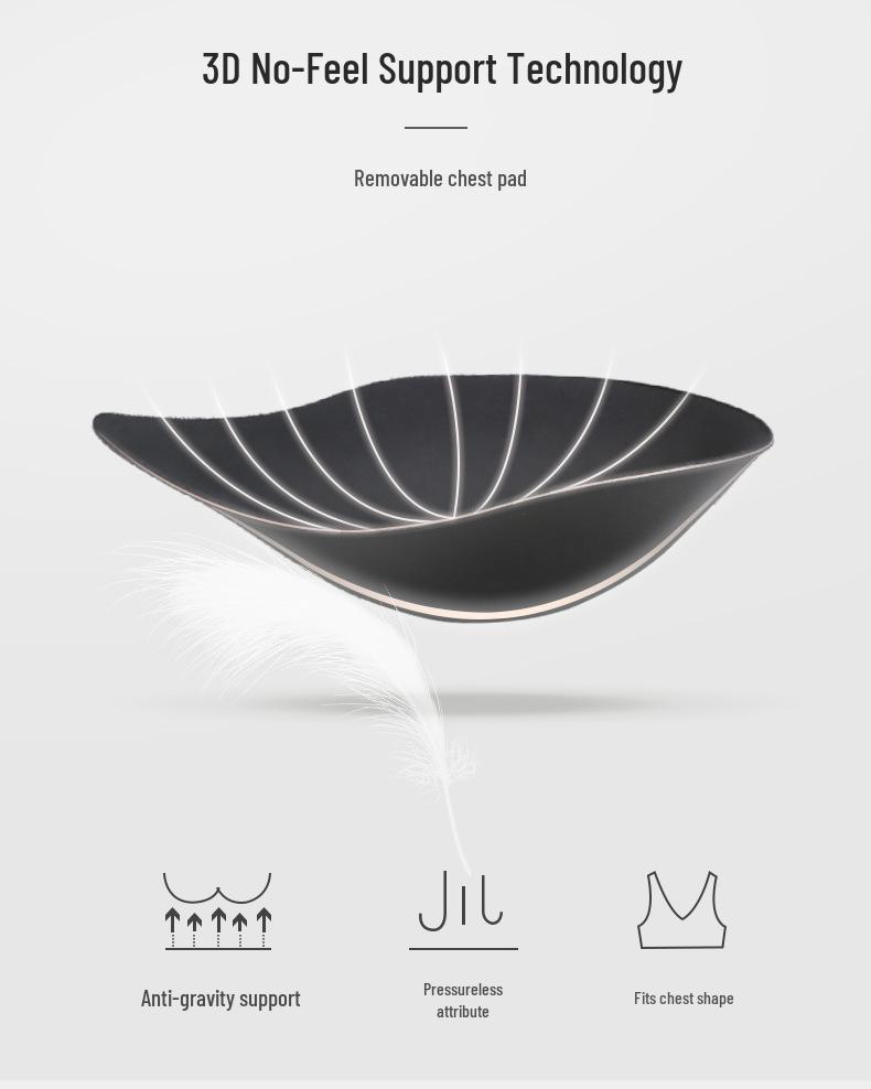 Plus Size Deep V Seamless Wire-Free Bra: C-F Cup, Large Bust Minimizer with Anti-Sagging Side Support