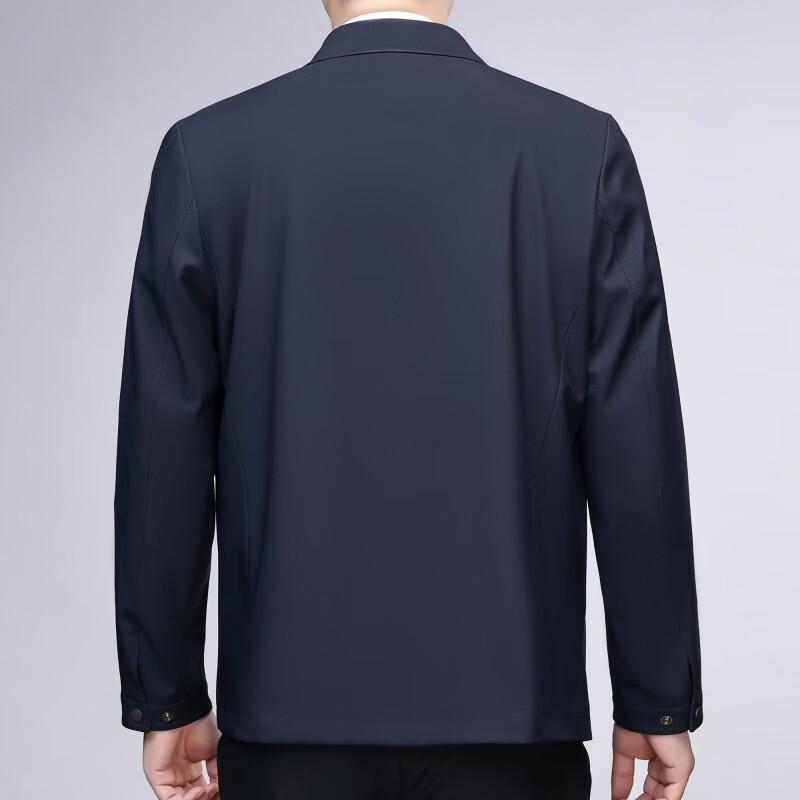 ROMON Men's Business Casual Lapel Jacket LMNX2599