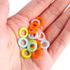 100pcs/pack S/L Weave Tools Latching Knitting tools Locking Stitch Marker Crochet Plastic Ring Sewing accessory