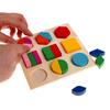 Kids Baby Wooden Learning Geometry Educational Toys Puzzle Montessori Early Learning Free  Shipping