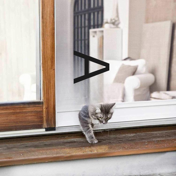 New Universal Pet Screen Door with Entry/Exit Control – Anti-Bite Design for Cats and Dogs
