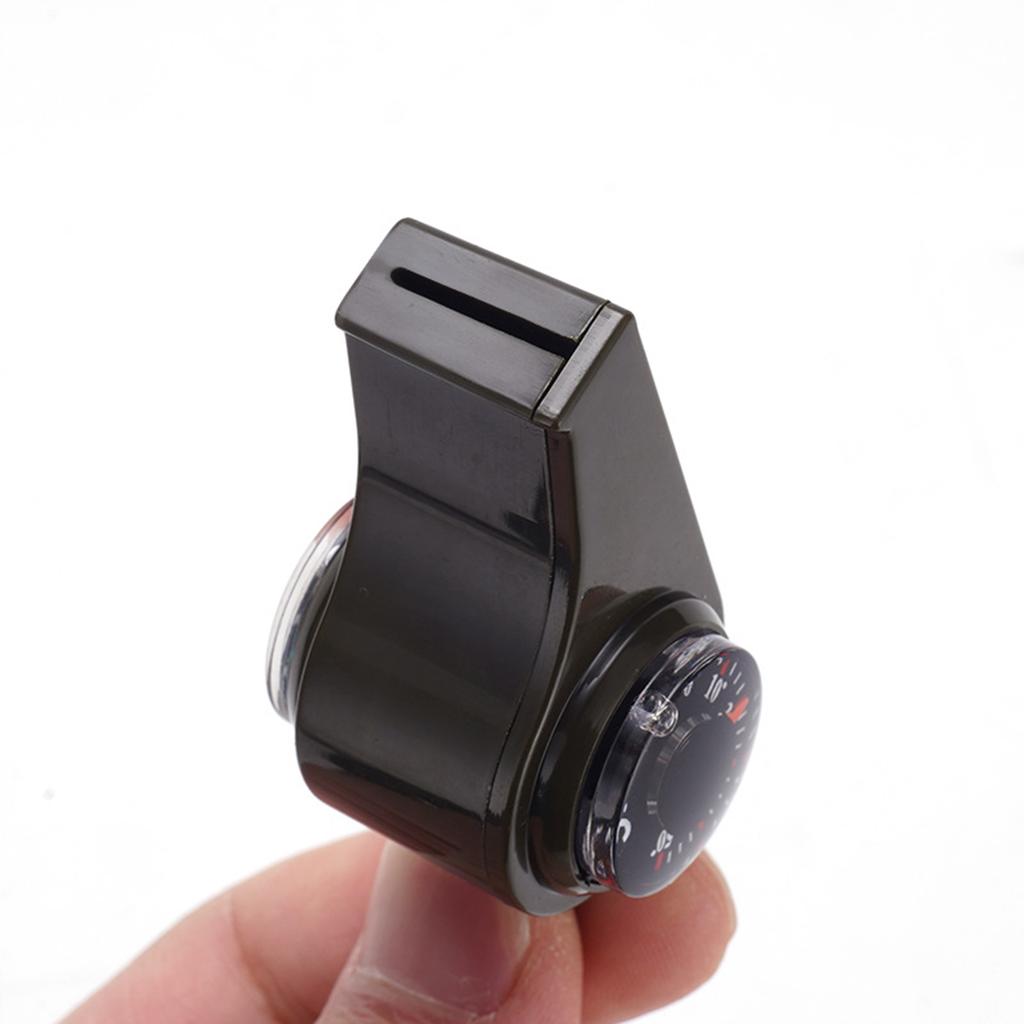3pcs 3 In 1 Survival Whistle with Compass Thermometer Loud Safety Whistle Hiking Camping Rescues Signal Whistle Tool