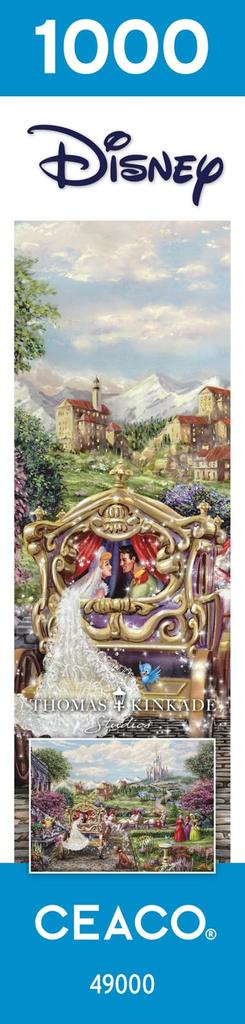 Ceaco - Thomas Kinkade - Disney - Cinderella - Happily Ever After - 1000 Piece Jigsaw Puzzle