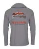 Cross-border SIMMS fishing suit UPF50 long-sleeved hoodie quick-drying breathable sunscreen clothes Luya outdoor T-shirt new