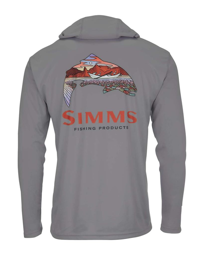 Cross-border SIMMS fishing suit UPF50 long-sleeved hoodie quick-drying breathable sunscreen clothes Luya outdoor T-shirt new